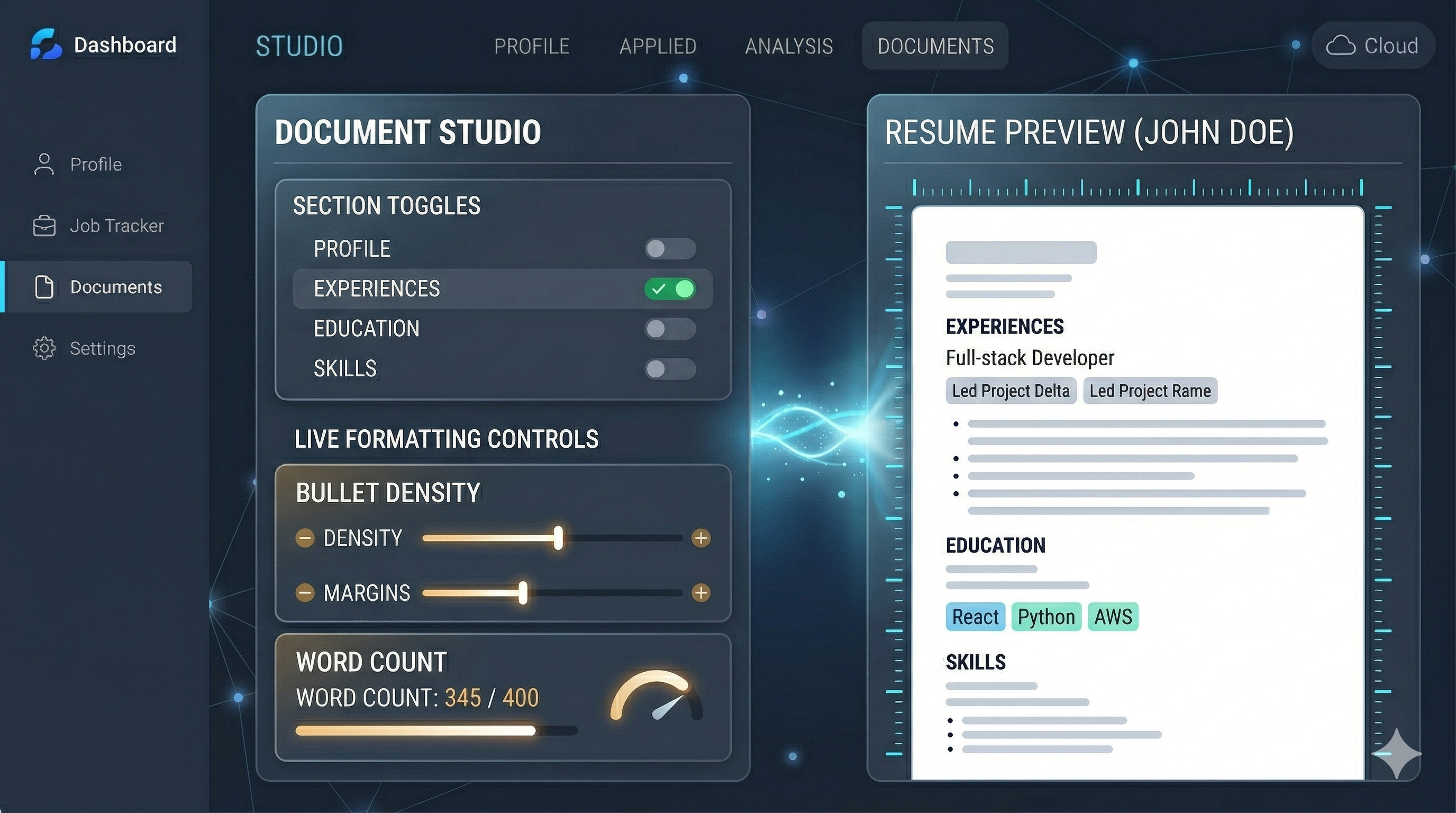 Resume Builder preview